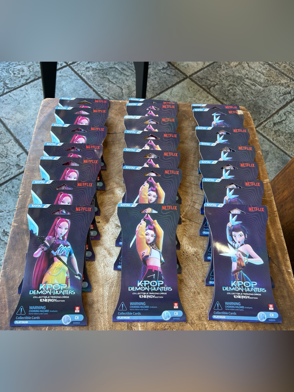 KPop Demon Hunters Set of 3 Packs
Collectible Trading Cards Energy Edition